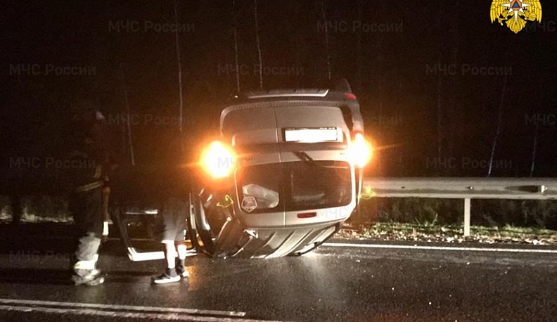 В Калужской области в понедельник вечером произошли два крупных ДТП
