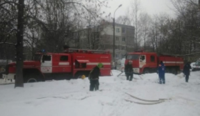 В пожаре на Радищева пострадали люди