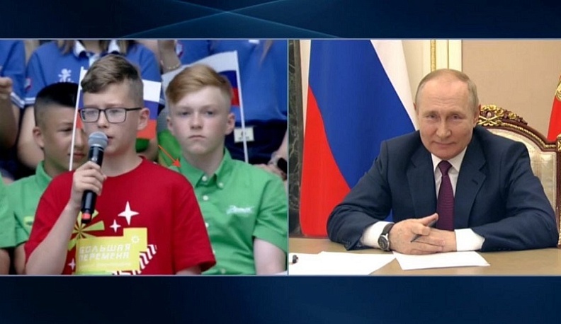 Юный калужанин пообщался в президентом России по видеосвязи