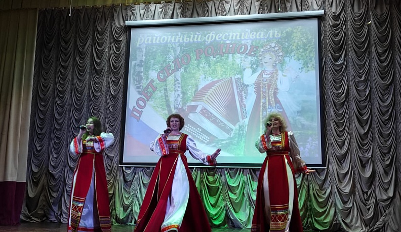 В Износках в День России прошел фестиваль «Поет село родное»