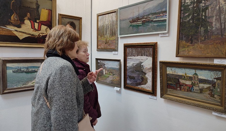В Калуге презентовали выставку живописи Сергея Золотарёва