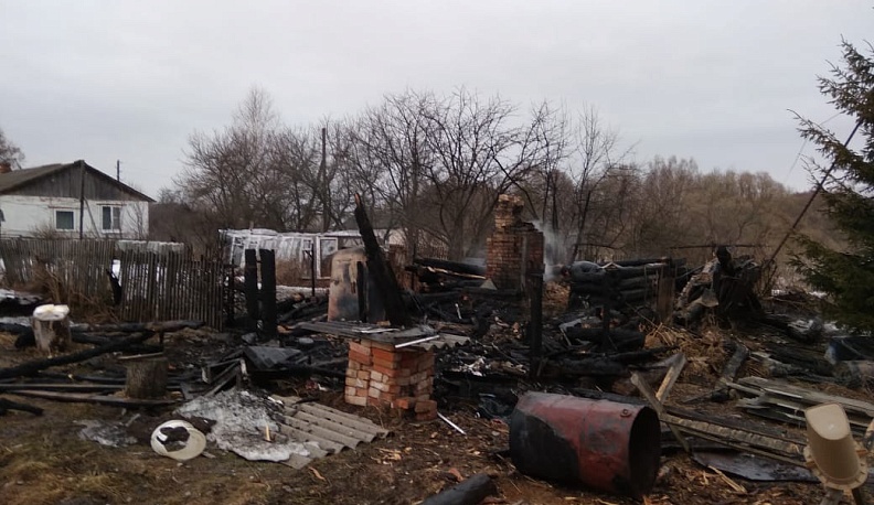 Овдовевший калужанин сгорел в деревенской бане