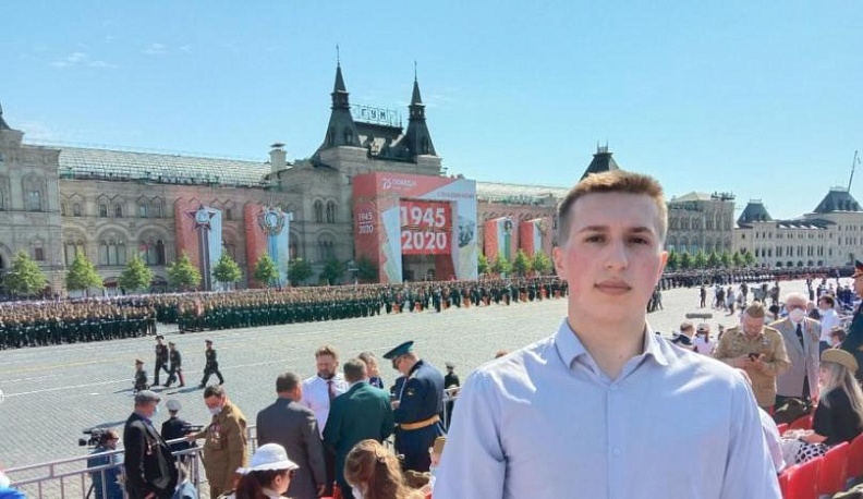 Победитель всероссийской исторической акции из Калуги побывал на Параде Победы