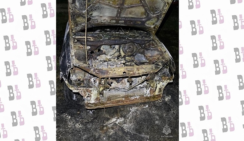 В Калужской области человек пострадал при пожаре автомобиля