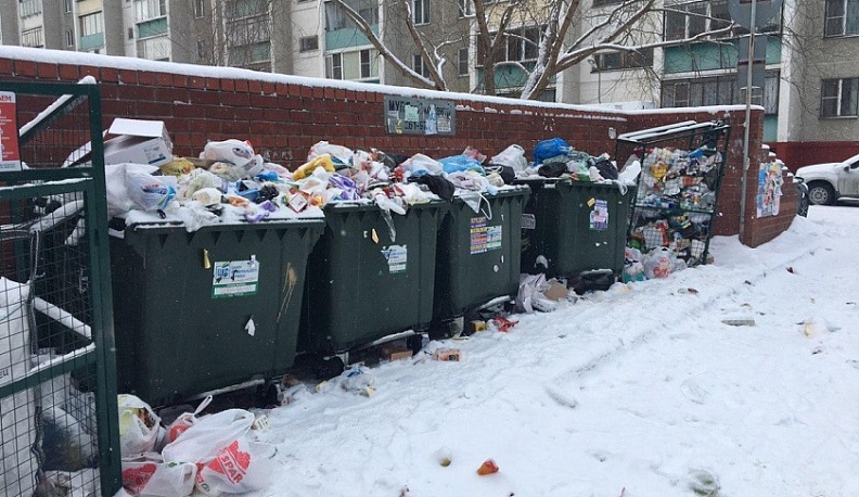 Калужане пожаловались на невывезенный мусор