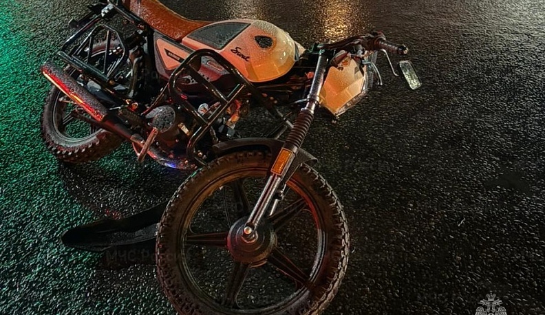 В Калуге вновь мотоцикл столкнулся с машиной