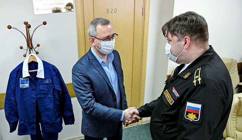 Губернатор Калужской области встретился с экипажем атомной подводной лодки «Обнинск»