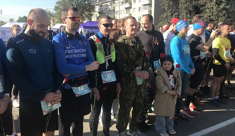 В День Победы в наукограде стартовал легкоатлетический пробег «Обнинск – Стрелковка»