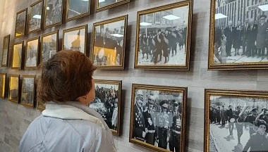 В конференц-зале калужского Дома Печати накануне праздника Великой Победы открылась архивная фотовыставка