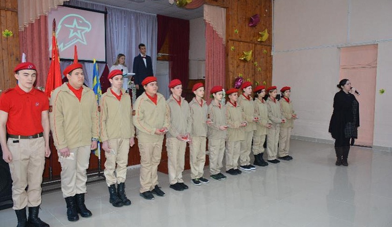 Ряды отряда Юнармии в балабановской школе № 1 пополнились юными патриотами