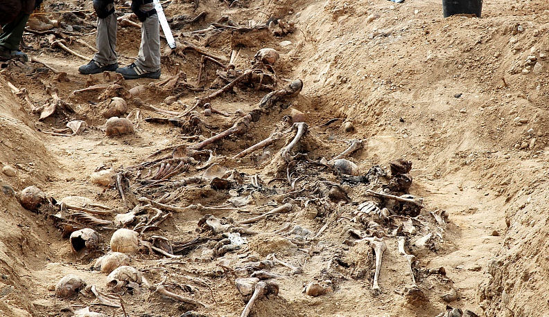 В Калужской области на месте расстрелов времен войны нашли захоронение