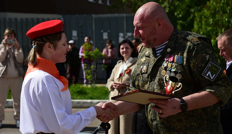 В Малоярославце прошел смотр строя и песни