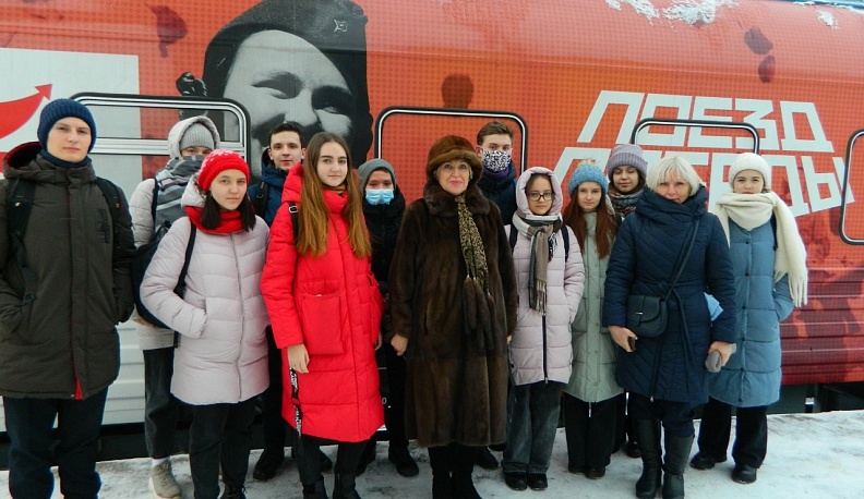 По пути из Калуги «Поезд Победы» сделал остановку в Обнинске