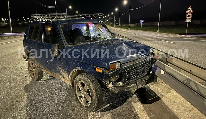 В Калуге мужчина совершил наезд на сотрудника ДПС