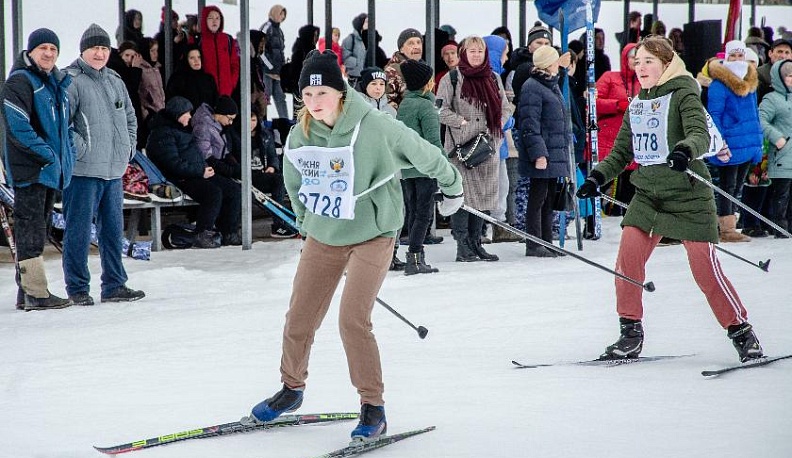 Традиционные соревнования лыжников прошли в Медынском районе
