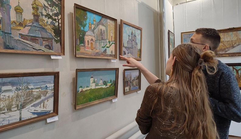 В Калуге презентовали выставку живописи Сергея Золотарёва