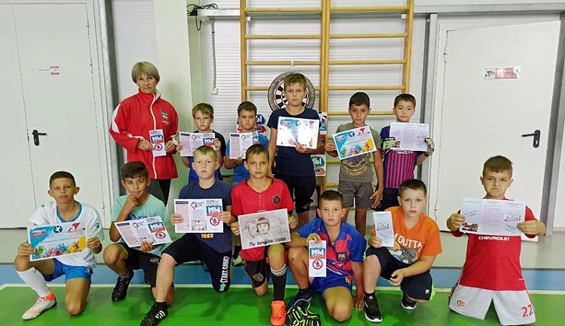 Юные спортсмены в Ферзикове выступили против террора