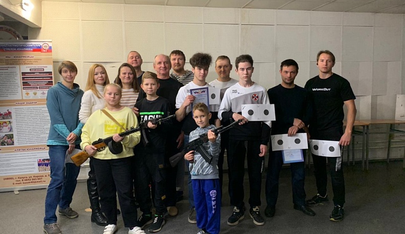 Калужские отцы посоревновались в пулевой стрельбе