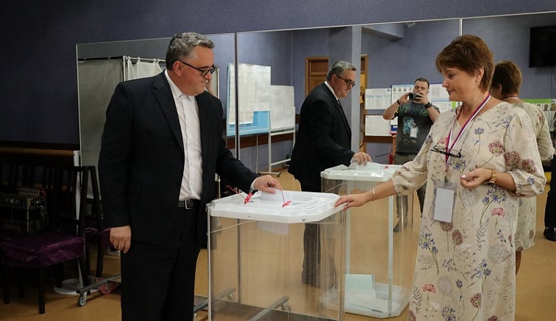 Одними из первых на выборах проголосовали трое глав администраций районов Калужской области