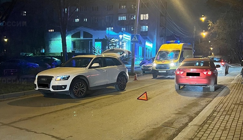 Немецкий кроссовер сбил пешехода в Калуге