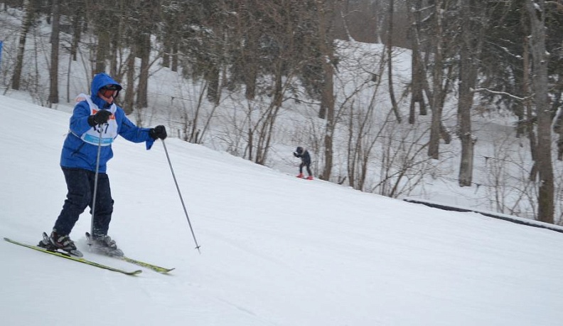 В Обнинске заработала горнолыжная трасса у высокого берега Протвы