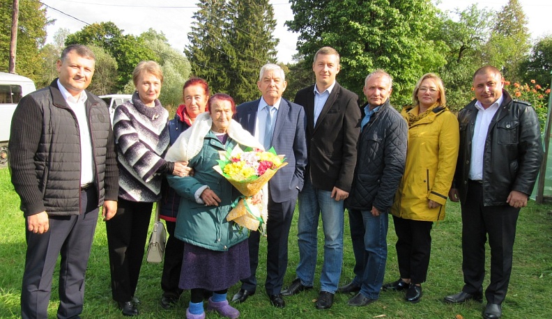 Фронтовая медсестра из Устиновки отметила столетний юбилей 