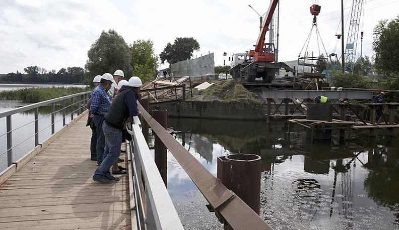 В Людинове в середине сентября появится временный мост через Неполодь
