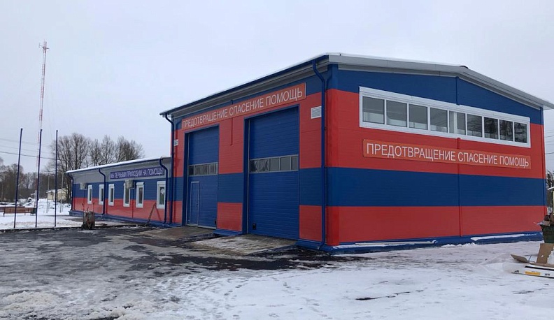Новое пожарное депо в Мятлеве
