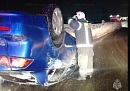 Легковушка опрокинулась на проезжей части в Обнинске