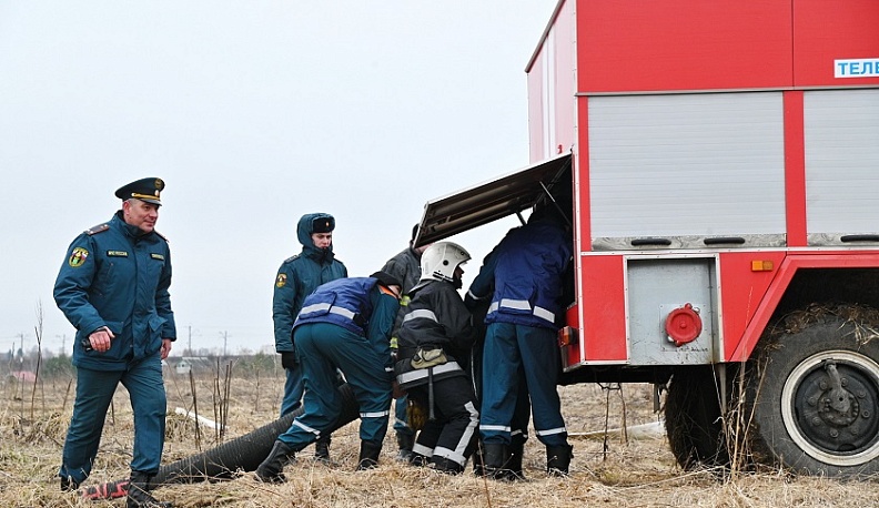 Под Калугой на Резвани создали учебное половодье
