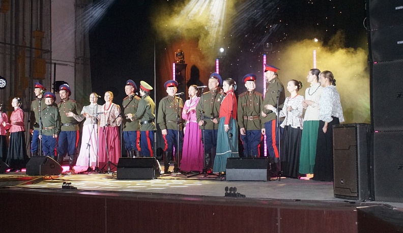 В Козельске прошел концерт Оптинского казачьего хора