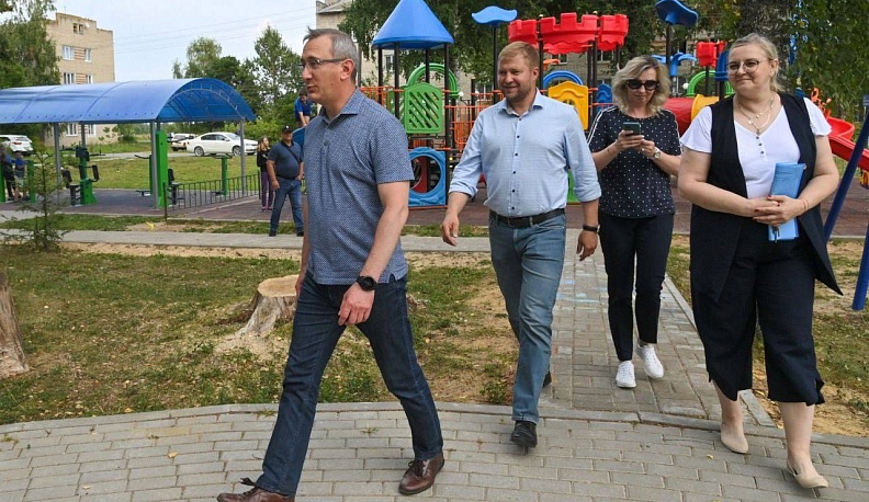 Владислав Шапша приехал с рабочим визитом в Думиничский район