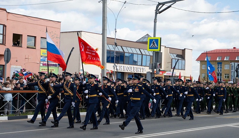 В Малоярославце прошёл парад Победы