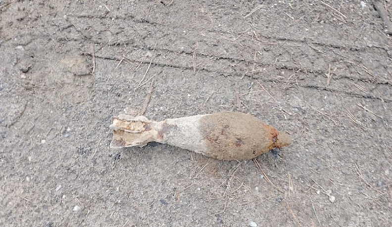 Минометную мину обнаружили под Калугой