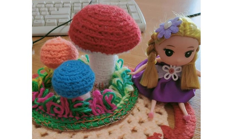 В Хвастовичской картинной галерее проходит выставка рукоделия Валентины Аверьяновой