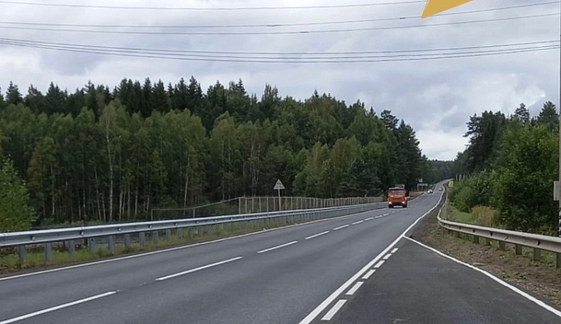 От границы с Брянской областью до поворота на Людиново завершился ремонт дороги