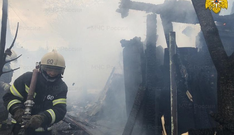 В Обнинске при пожаре пострадал 86-летний пенсионер