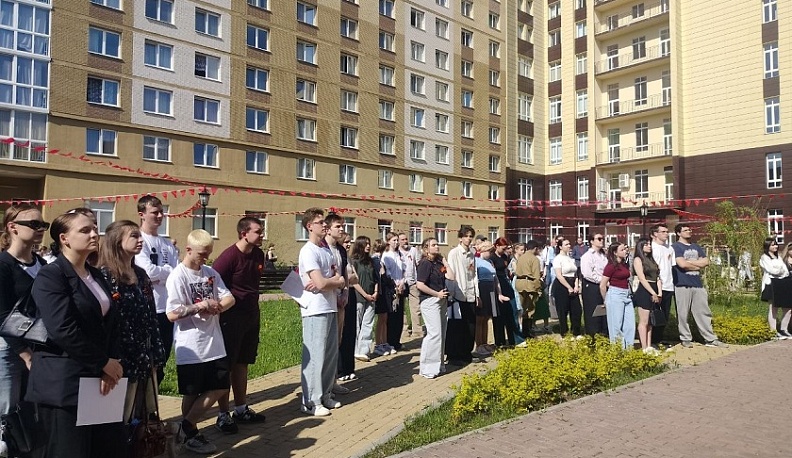 Калужские студенты отметили 81-ю годовщину Великой Победы