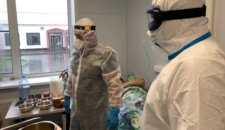 Новый ковидный госпиталь в Калуге принял 40 пациентов