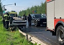 В Калуге перевернулась «Шкода Рапид»