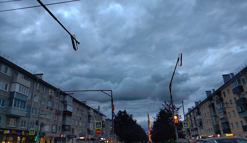 На Калугу надвигается гроза