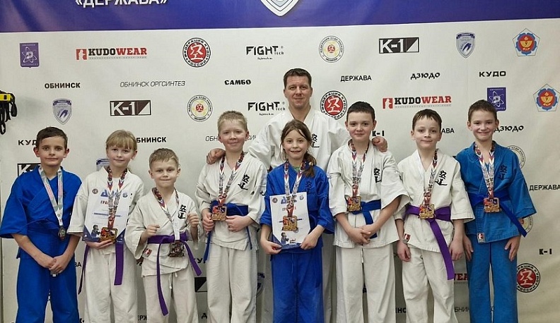 Калужские рукопашники завоевали восемь наград на состязаниях в Подмосковье