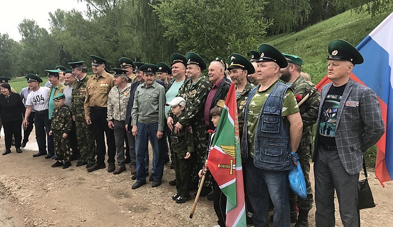 Обнинские пограничники вышли на Протву