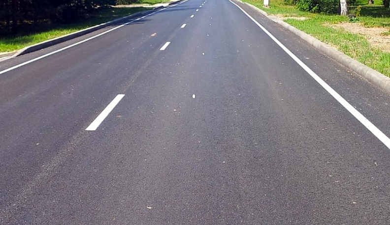 В Ферзиковском районе отремонтировали дорогу