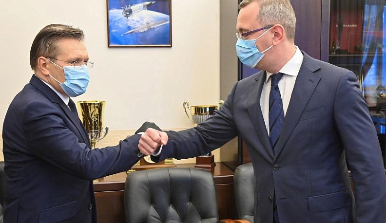 Владислав Шапша и глава ГК «Росатом» Алексей Лихачёв обсудили перспективы взаимодействия по развитию первого наукограда 