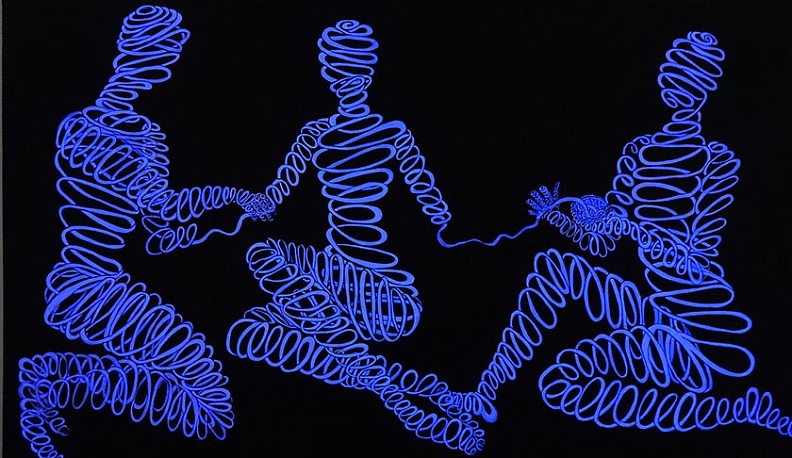 В галерее калужского Дома музыки работает выставка «И свет, и цвет, и темнота»