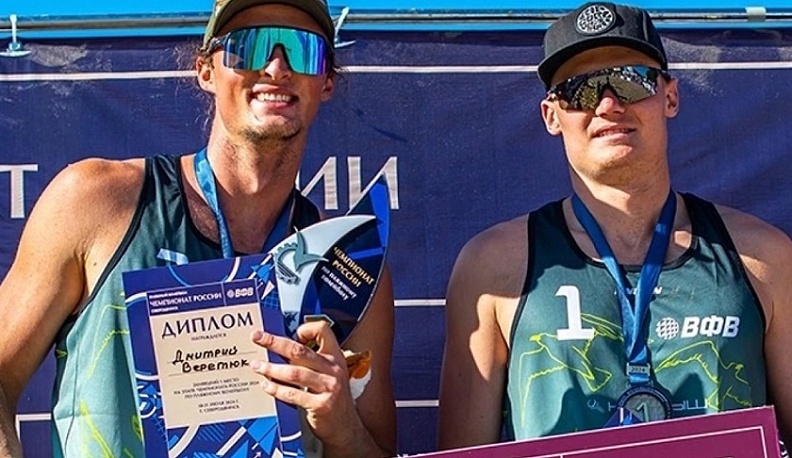 Калужане заняли первое место на шестом этапе чемпионата России по пляжному волейболу