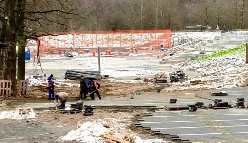 В Обнинске возобновили работу в Репинском овраге