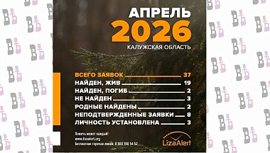 В Калужской области нашли живыми 19 потерявшихся людей