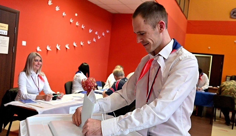 Участник СВО с позывным «Енот» работает в избиркоме на выборах в родной Тарусе